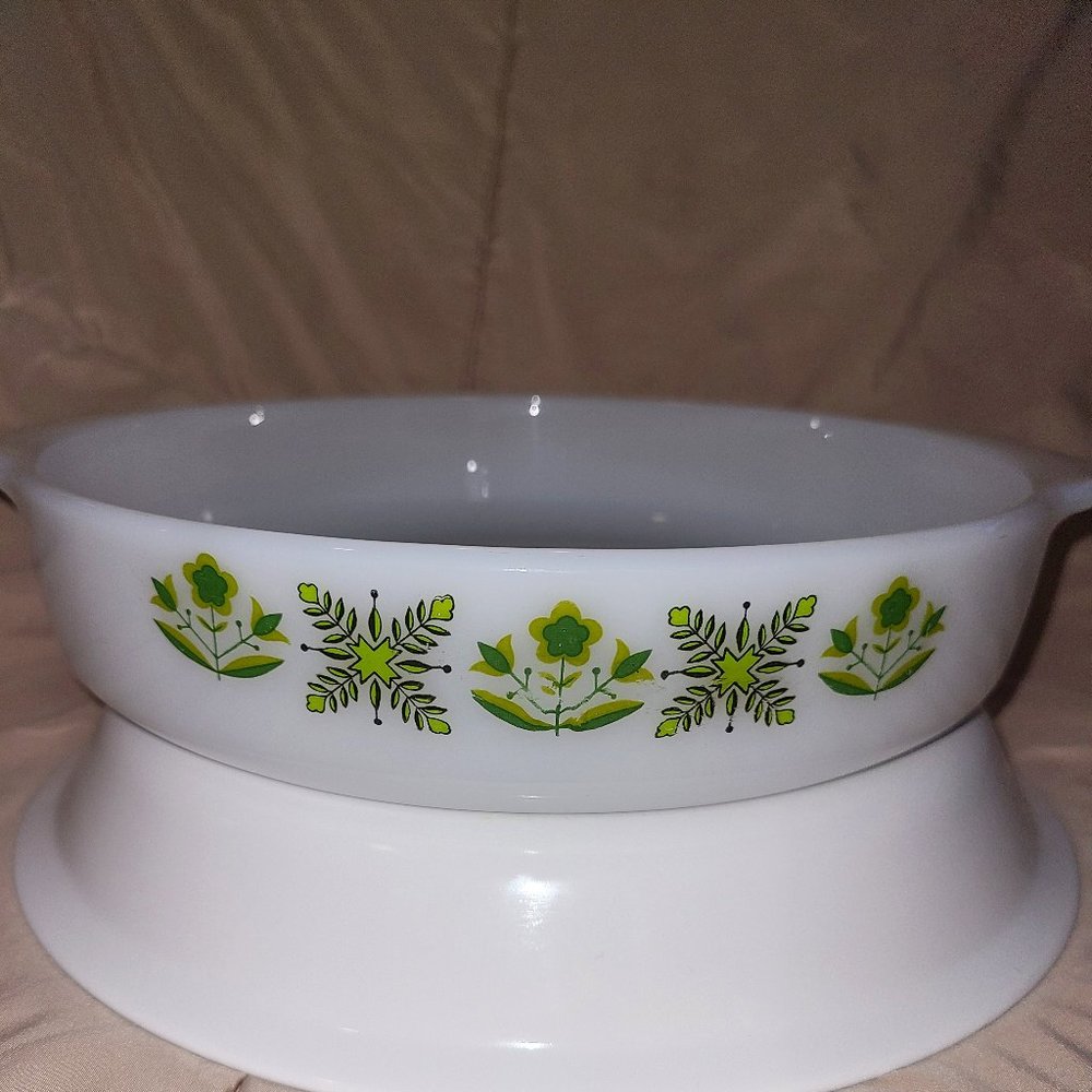 Vintage Fire King Dish in Meadow Green #429